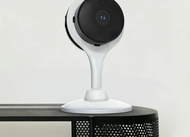 Indoor smart camera product photograph